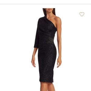 Teri Jon by Rickie Freeman One Shoulder Dress